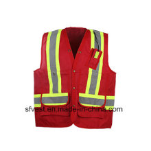 New Fashion and High Quality Reflective Safety Vest with Waterproof Oxford Fabric